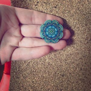 Mandala hat pin